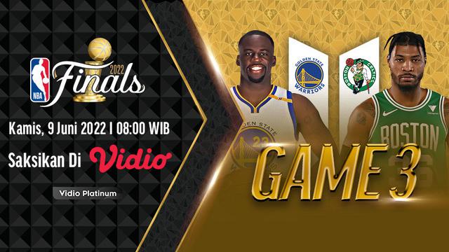 Link Live Streaming NBA 2022 Final : Boston Celtics di Vidio Vs Golden State Warriors, Kamis 9 Juni 2022