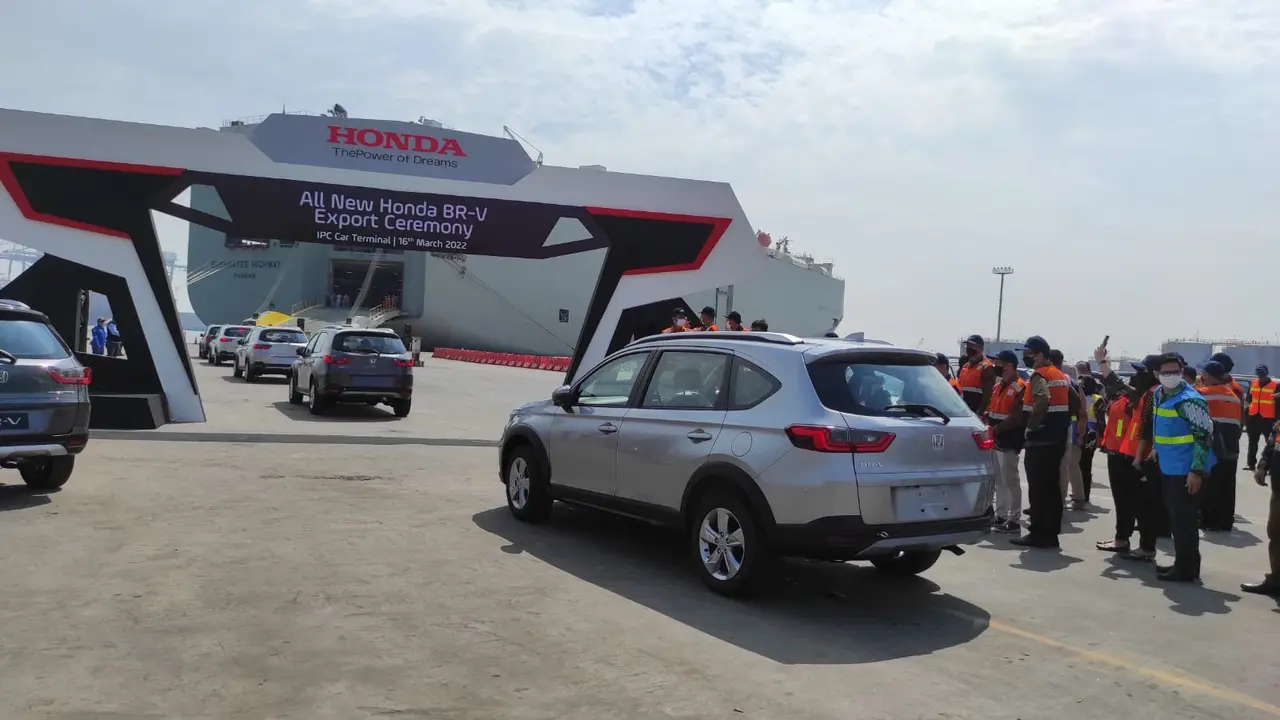 Honda Lepas Ekspor Perdana All New Honda BR-V Buatan Indonesia