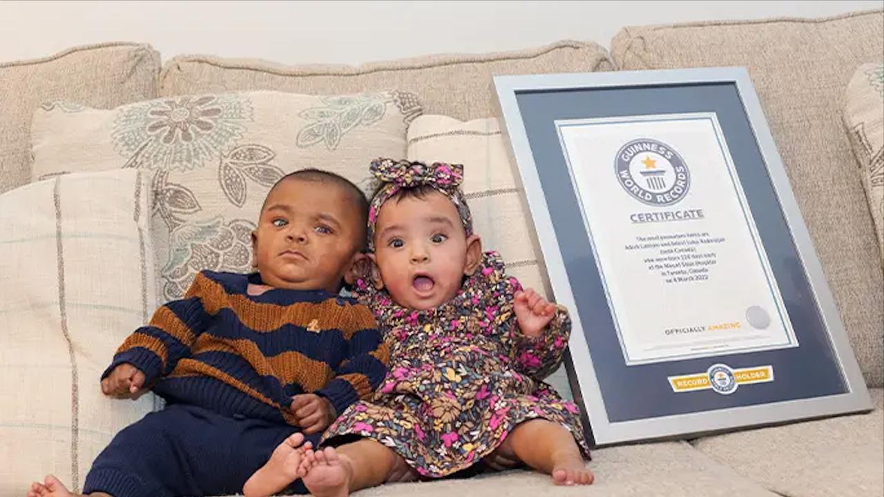 Adiah Laelynn Nadarajah dan Adrial Luka Nadarajah Adalah Nama Bayi Kembar Paling Prematur di Dunia (Sumber: guinnessworldrecords.com)