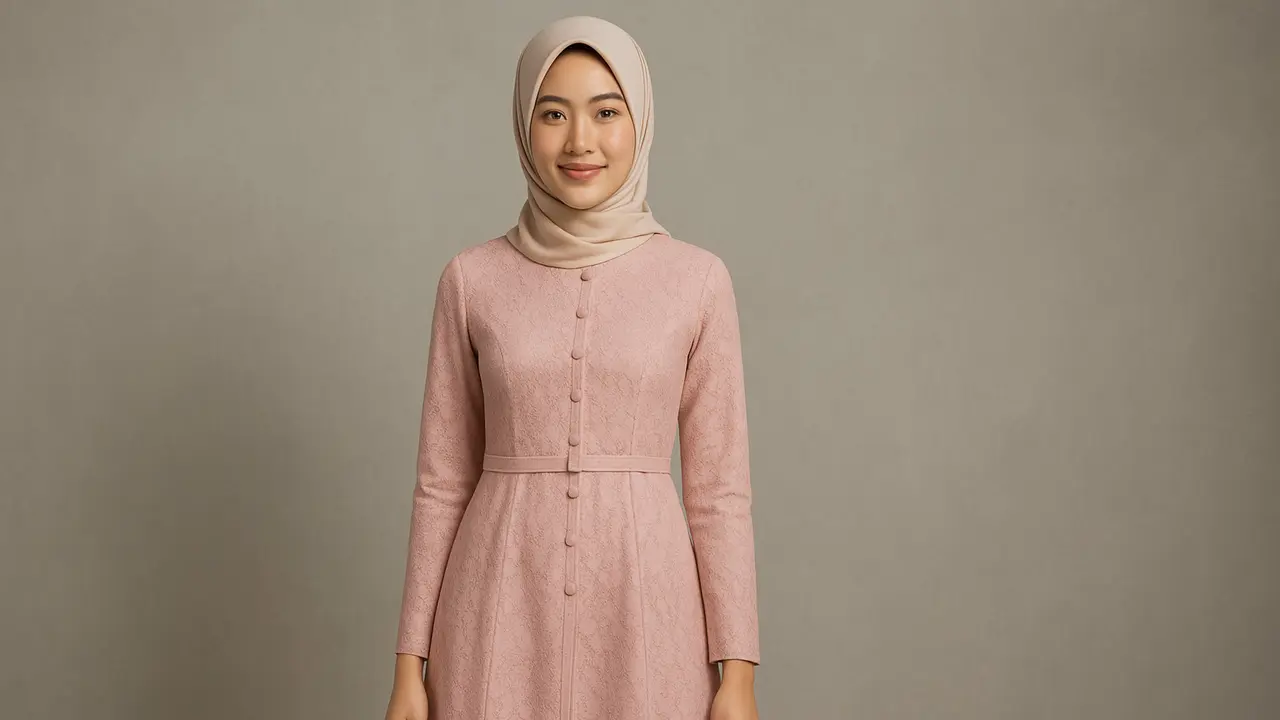 7 Model Kebaya Panjang Kancing Depan yang Anggun dan Modern untuk Berbagai Acara