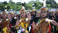 Tari Mandau Pulang Pisau Pecahkan Rekor Dunia MURI