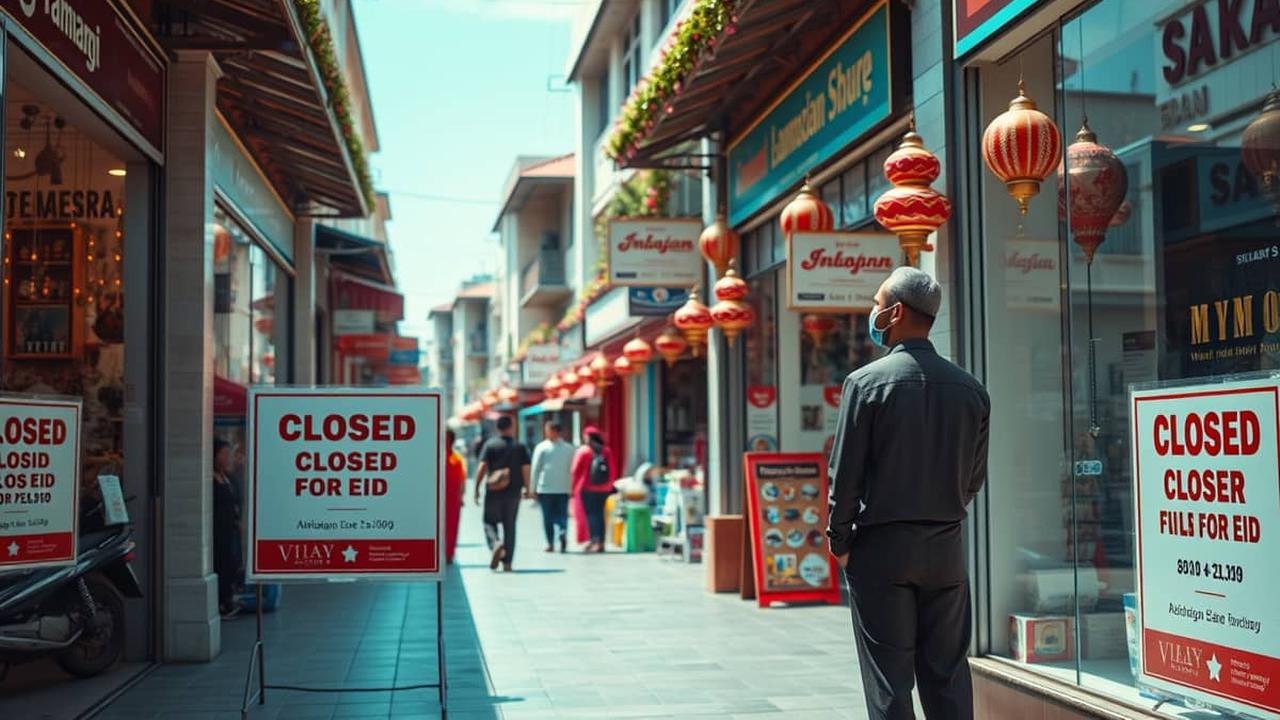 kata kata toko libur lebaran