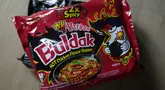 Denmark menarik kembali beberapa produk mie ramen pedas dari perusahaan Korea Selatan, Samyang, dengan alasan kadar capsaicin di dalamnya dapat meracuni konsumen.  (Foto AP)