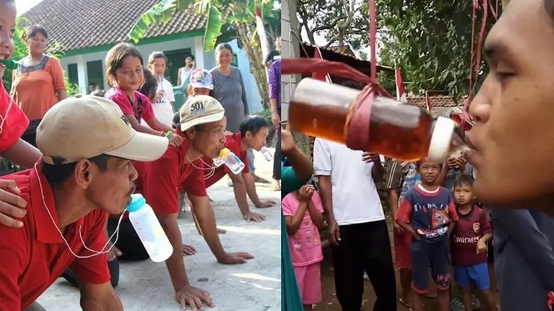 8 Potret Kocak Bapak-Bapak Kalau Ikut Lomba 17 Agustusan Ini Bikin Senyum Nyengir