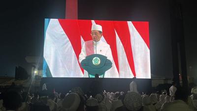 Warga Apresiasi Fasilitas Zikir Kebangsaan Monas, 100 Ribu Orang Hadir