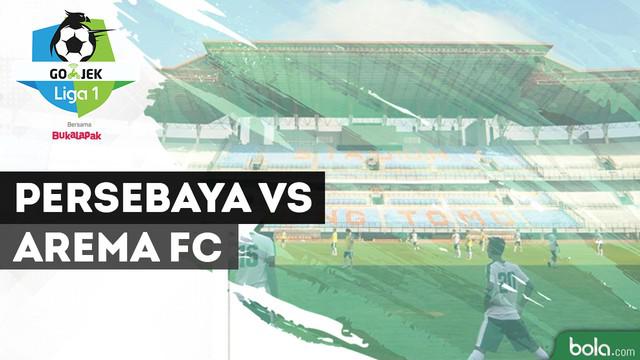 Berita video highlights Persebaya Surabaya vs Arema FC pada pekan ke-7 Gojek Liga 1 2018 bersama Bukalapak, Minggu (6/5/2018).