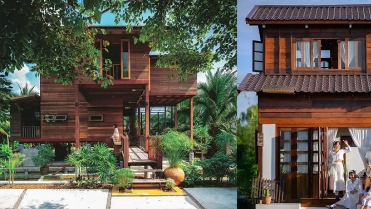 Rumah Kayu 2 Lantai