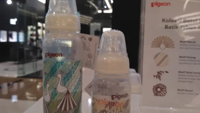 Botol susu motif batik (Foto: Benedikta Desideria)
