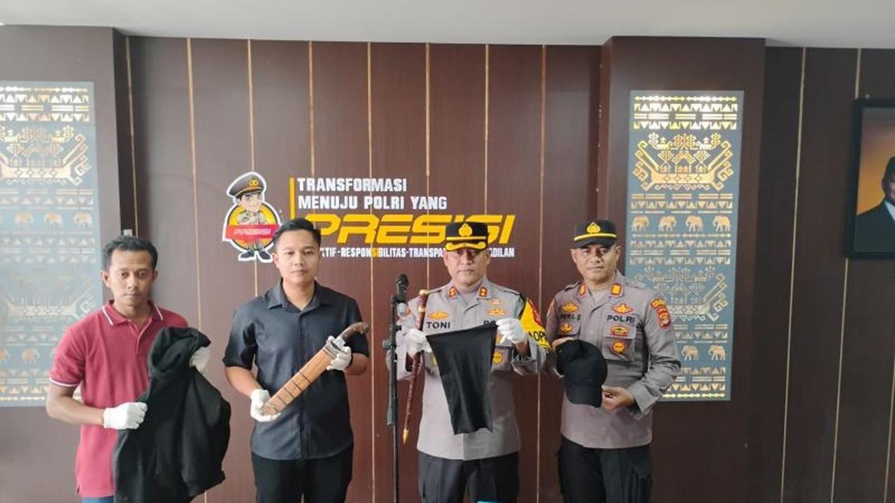 Polisi Ringkus Pelaku Pembacokan Pasutri di Lampung Selatan, Modus Jual Golok Terungkap