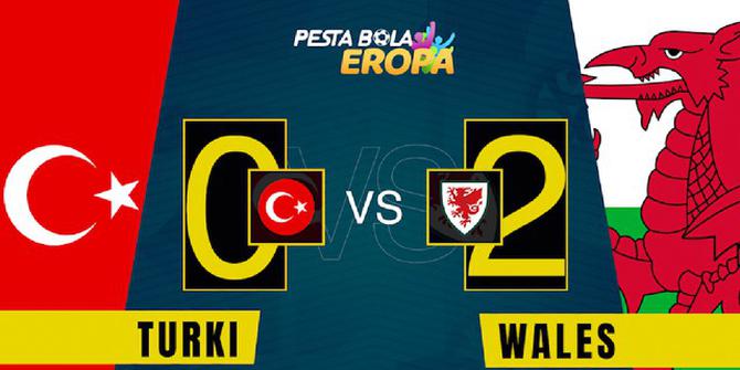 VIDEO: Laga Sengit di Grup A Euro 2020, Wales Kandaskan Turki 2-0