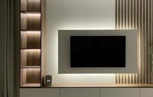 Desain Backdrop TV Minimalis HPL untuk Ruangan Modern