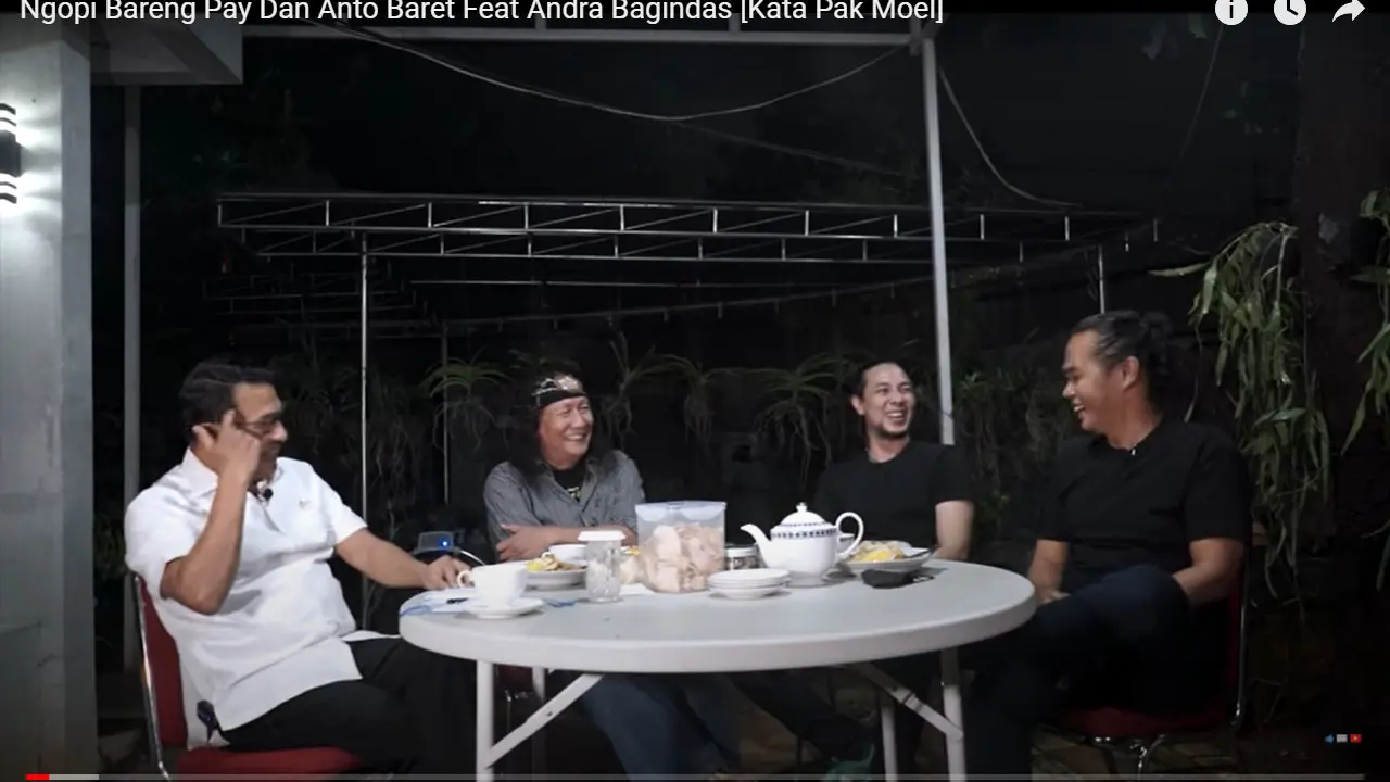KSP Moeldoko Ajak Ngobrol Andra Bagindas, Pay BIP, dan Anto Baret (Youtube)