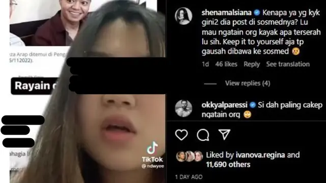 Hater yang menghina fisik Reza Arap
