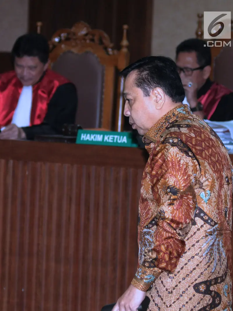 Divonis Bersalah, Setya Novanto Dihukum 15 Tahun Penjara