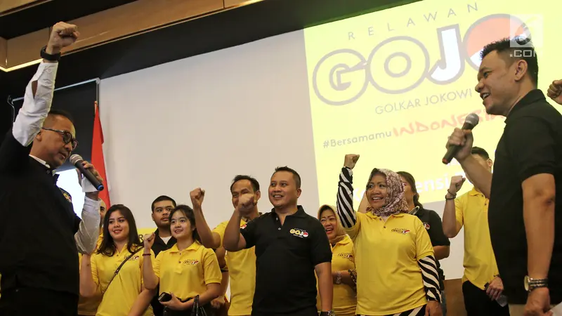 Menangkan Jokowi di Pilpres 2019, Golkar Bentuk Relawan Gojo