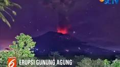 Letusan yang terjadi ini juga disertai dengan lontaran lava pijar yang nampak jelas secara visual diatas permukaan kawah Gunung Agung.