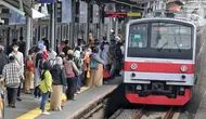 KRL Palmerah-Tanah Abang Terganggu Pagi Ini Imbas Kerumunan Orang