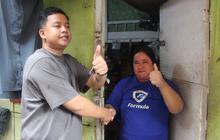 Komika Dustin Tiffani Edukasi Warga Kampung Pemulung Menteng Atas soal Kesehatan Gigi