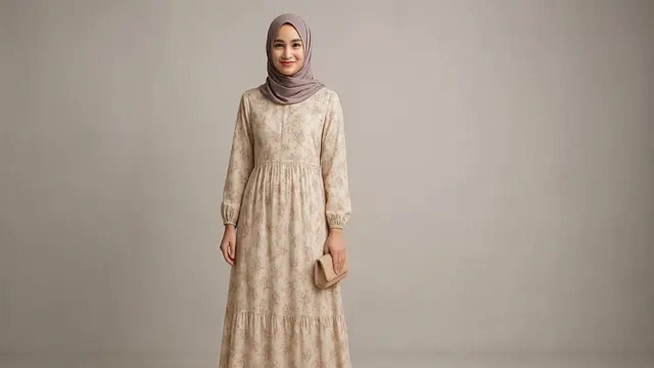 7 Model Gamis Simple untuk Kondangan, Tetap Elegan Tanpa Berlebihan