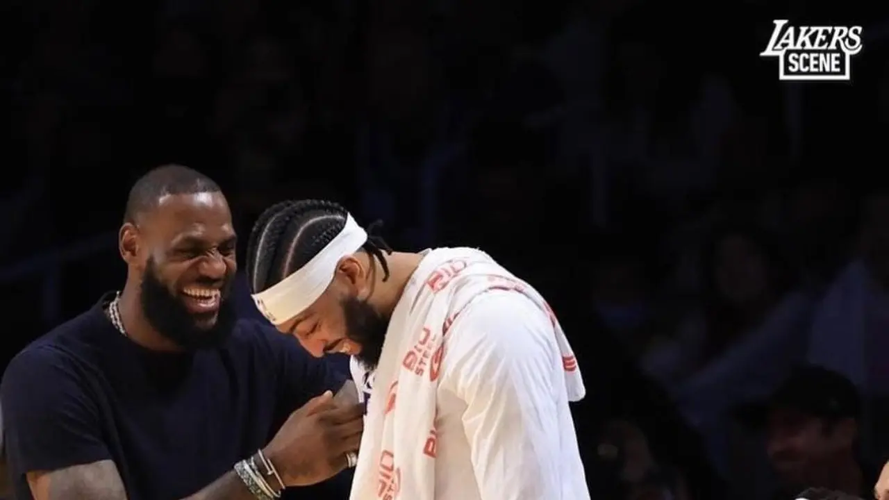Foto: LeBron James dan Anthony Davis