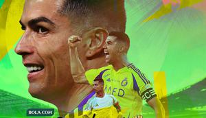 Ilustrasi - Cristiano Ronaldo di Al Nassr (Bola.com/Adreanus Titus)