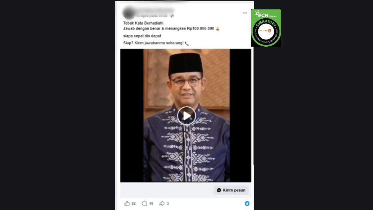 Deretan Hoaks Kuis Tebak Kata Berhadiah Ratusan Juta Rupiah, Simak Faktanya