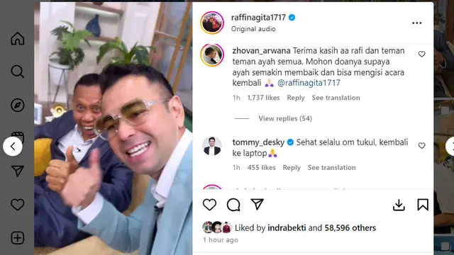 Raffi Ahmad dan Tukul Arwana