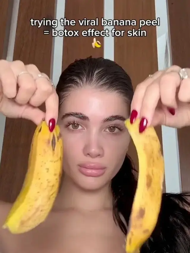 Tren TikTok DIY Kulit Pisang untuk Mencerahkan Wajah