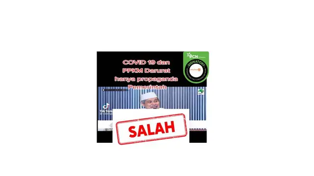 Cek Fakta PPKM Darurat