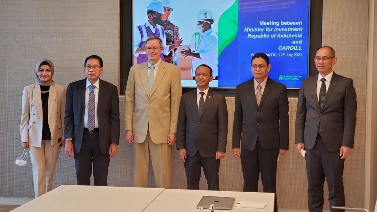 Menteri Investasi/Kepala BKPM  Bahlil Lahadalia, melakukan pertemuan dengan perwakilan Cargill di Washington DC dalam rangkaian kunjungan kerja ke AS.