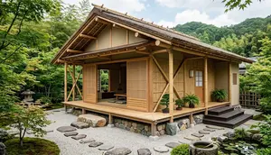 6 Desain Rumah Bambu Jepang: Minimalis, Tahan Gempa, dan Rincian Biayanya