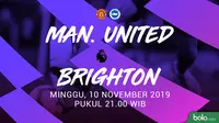 Premier League - Manchester United Vs Brighton (Bola.com/Adreanus Titus)