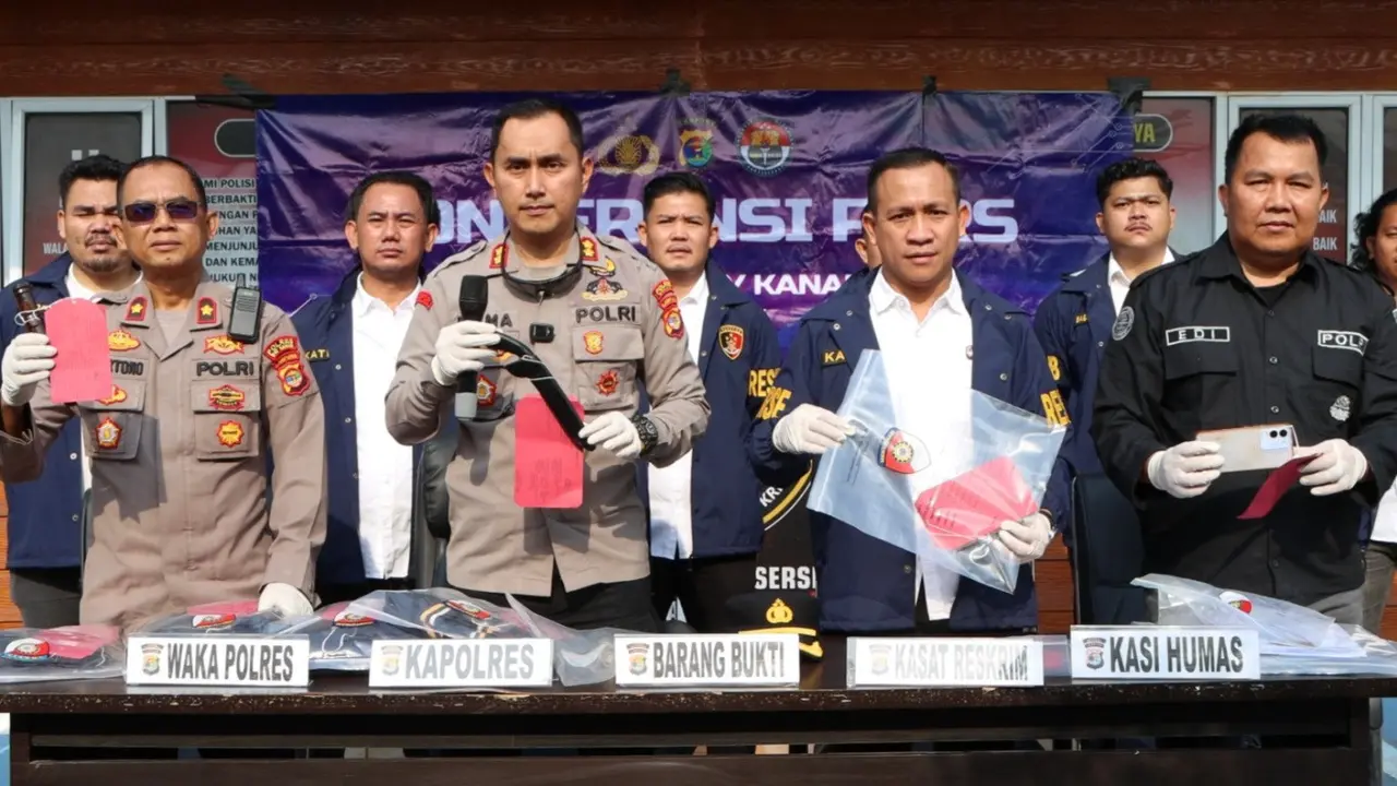 Polisi tangkap begal di Way Kanan, Lampung.