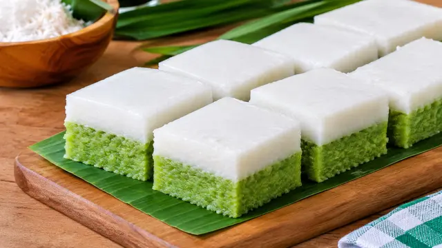 Ilustrasi Talam Singkong Pandan