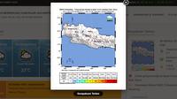 Dua gempa dangkal guncang wilayah Bogor dan Garut pada Minggu (6/10/2024) dini hari. Terasa hingga wilayah Bandung. (Foto: BMKG)