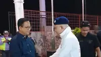 Sekitar pukul 04.00 Wita, Senin (5/2/2024), Anies Baswedan sudah tiba di Manado.