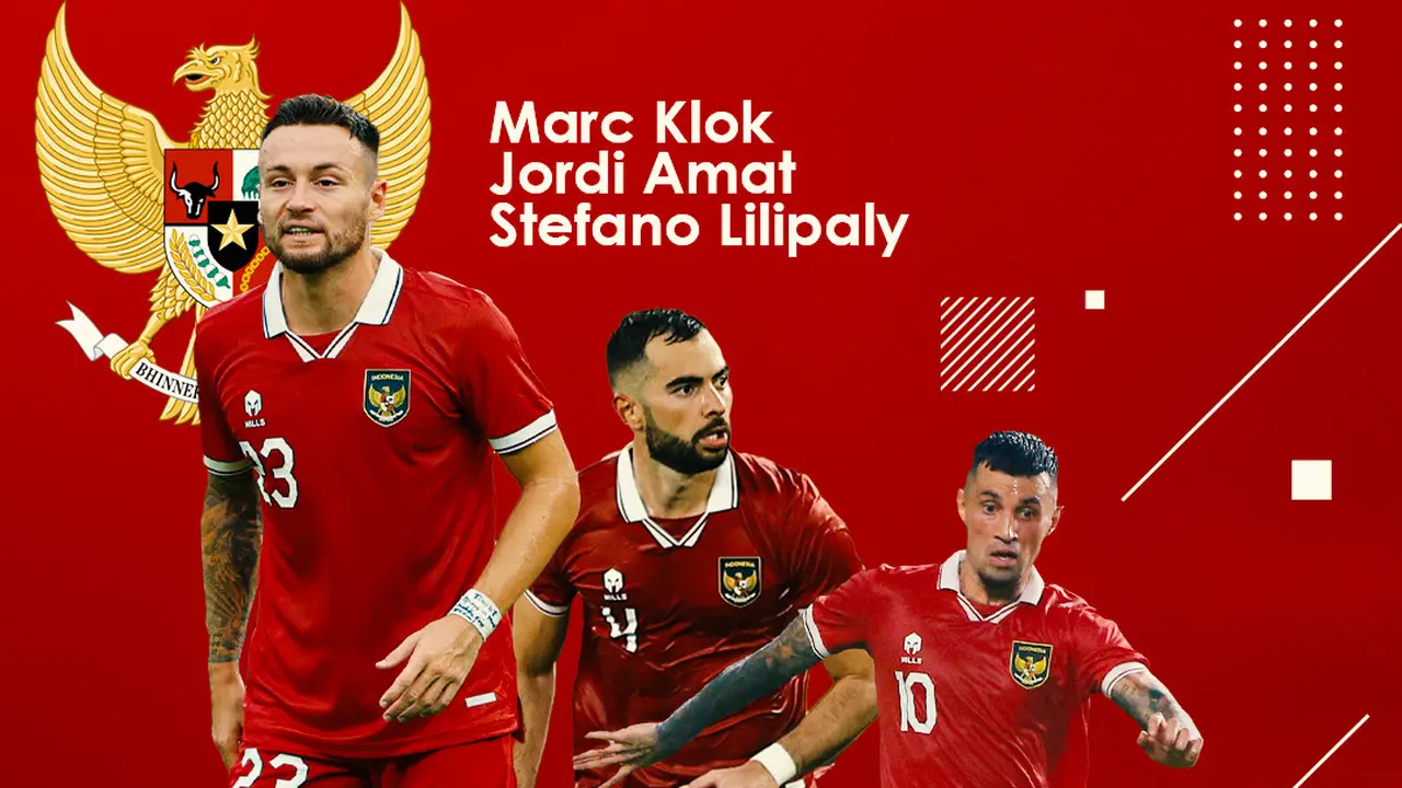 Timnas Indonesia - Pemain Naturalisasi Timnas Indonesia: Jordi Amat, Marc Klok, Stefano Lilipaly