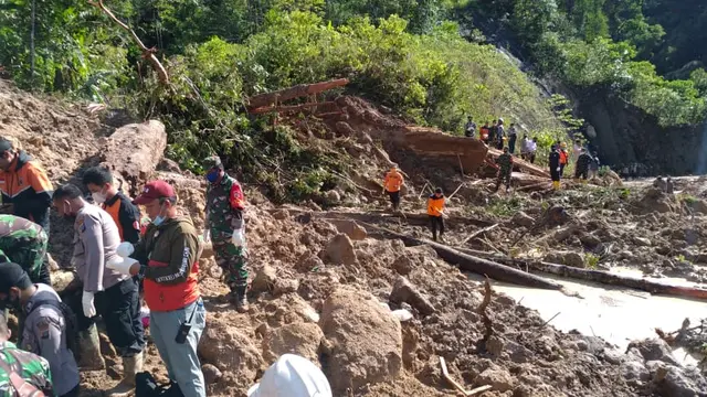 Longsor di Tapanuli Selatan