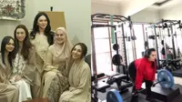 7 Potret Sarita Abdul Mukti Lepas Hijab Saat Nge-Gym, Pamer Angkat Barbel