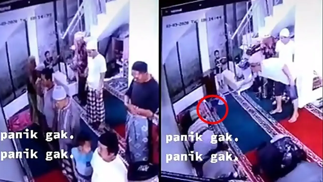 Viral Video Jemaah Shalat Ini Bubar Karena Seekor Tikus, Bikin Panik