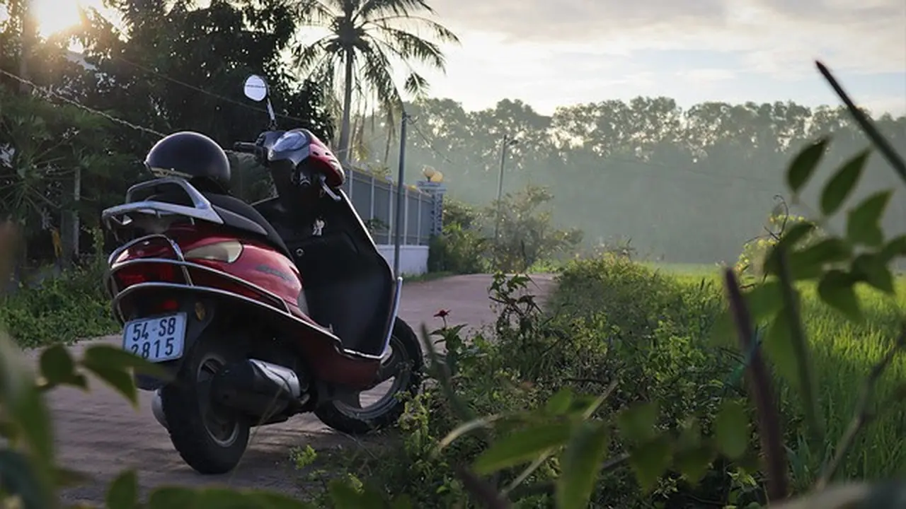 Ilustrasi motor matic
