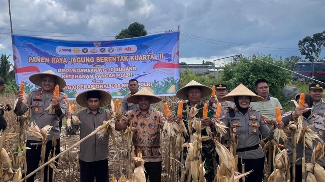 Polresta Mataram Dukung Penuh Program Ketahanan Pangan Nasional Melalui Panen Raya dan Inisiatif Polri