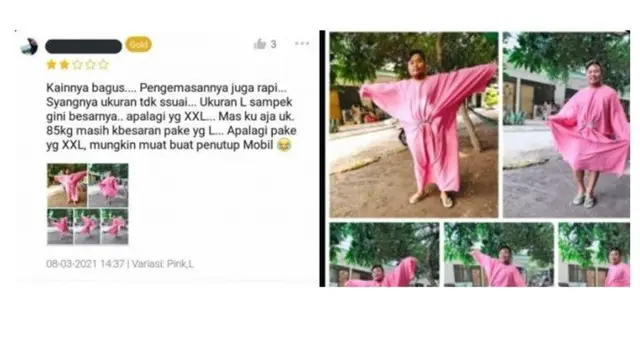 6 Aksi Cowok Coba Outfit Beli di Online Shop, Cara Protesnya Nyeleneh