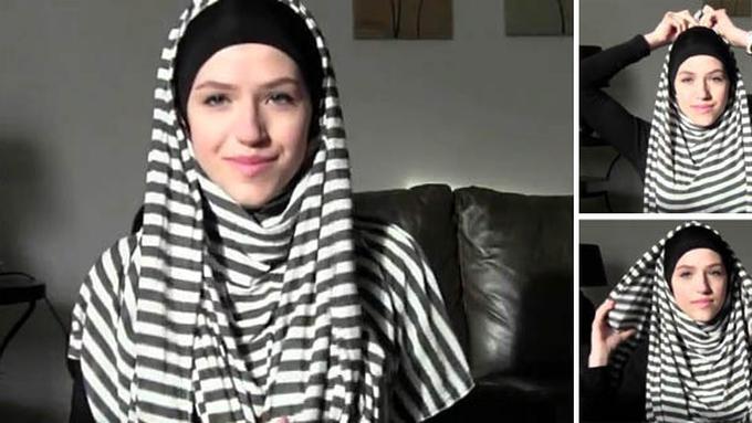 Tutorial Hijab Pashmina Santai