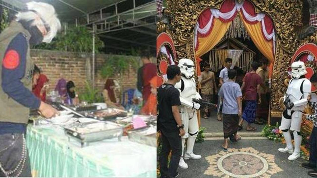 7 Potret Nyeleneh Orang Saat Hadiri Kondangan Ini Bikin Tepuk Jidat