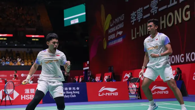Leo Rolly Carnando/Bagas Maulana - Hong Kong Open 2025 - Bulu Tangkis