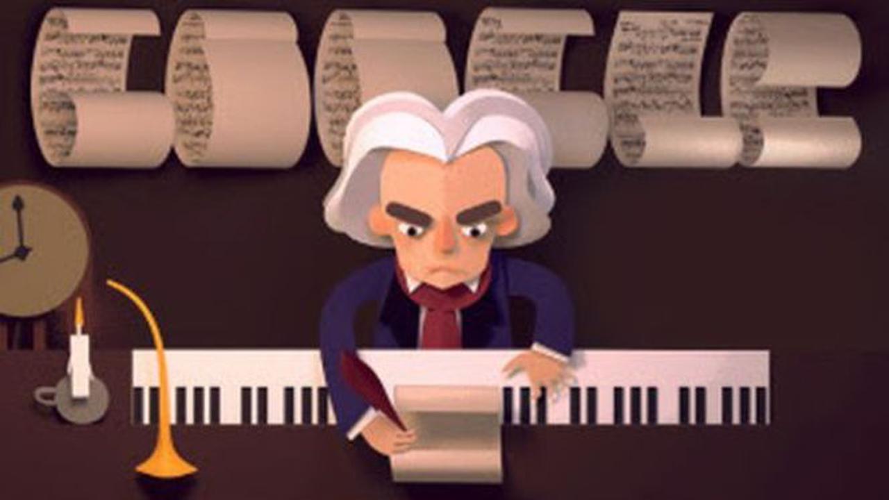 Google Doodle Edisi Beethoven