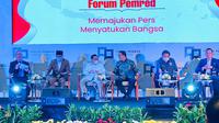 Hut ke-10 Forum Pemimpin Redaksi (Pemred) (Dok. Twitter @cakimiNOW)