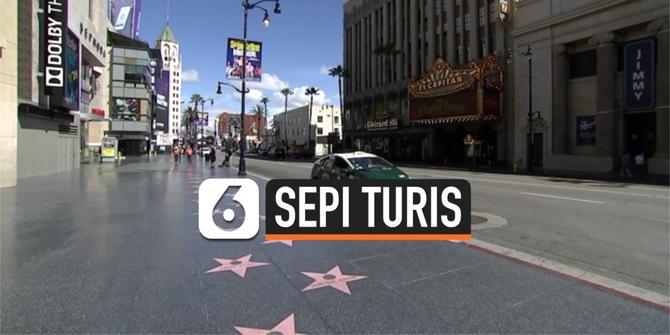 VIDEO: Kondisi Terkini Hollywood, Sepi Seperti Kota Mati