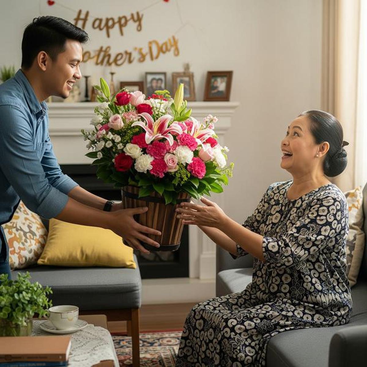 25 Ide Buket untuk Hari Ibu, Buat Sosoknya Tersenyum Bahagia